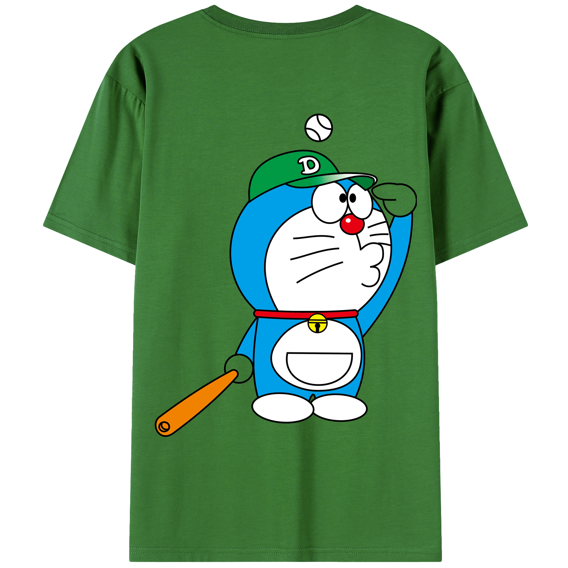 （画像用） ドラえもん Doraemon レディース半袖Tシャツ(バックプリント)